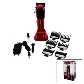 POWERTEC TR-3900  SAÇ - SAKAL KESME TRAŞ MAKİNESİ USB ŞARJLI - TARAK AYAR MANDALLI (K0)
