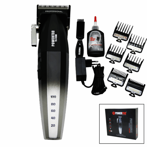POWERTEC TR-4100 ŞARJLI FONKSİYONLU SAÇ SAKAL TRAŞ MAKİNESİ (K0)