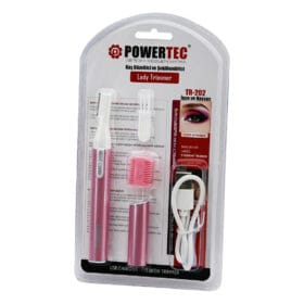 POWERTEC TR-202 KAŞ DÜZELTİCİ - ŞEKİLLENDİRİCİ PEMBE - USB ŞARJLI - KALEM MODELİ (K0)