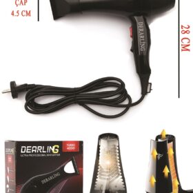 Profesyonel Fön Makinesi 2500W Güçlendirilmiş Motor Saç Kurutma Makinesi (K0)