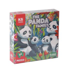 Çocuk PRS 32706 The Panda Family Pre School Puzzle -KS Puzzle