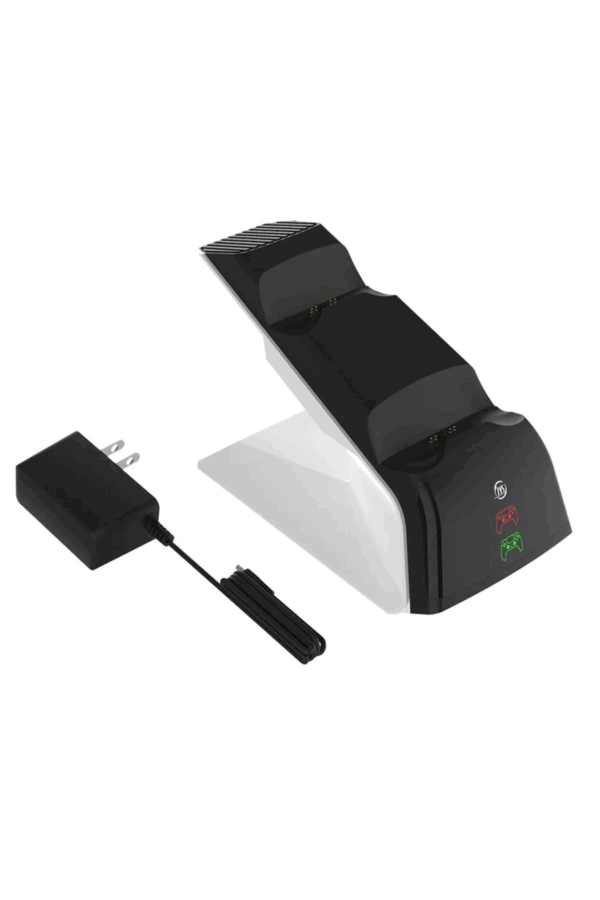 Ps5 Dualsense /ps5 Slim/ps5 Pro Gamepad Hızlı Şarj İstasyonu Çift Kol Şarj Ünitesi - Görsel 2