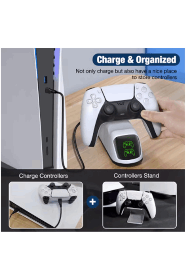 Ps5 Dualsense Şarj Istasyonu Playstation 5 Uyumlu Charging Station - Görsel 4