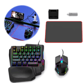 Pubg Mobil Oyun Kiti 5in1 Bt5.3 Klavye Mouse Dönüştürücü Seti Pugb Seti