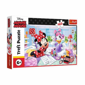 Çocuk PUZZLE-15373 Minnie 160 Parça Puzzle -Vardem
