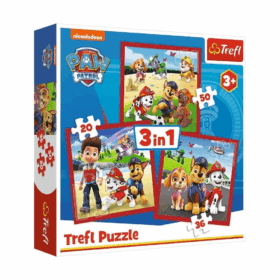 Çocuk PUZZLE-34867 Paw Patrol 3IN1 Puzzle
