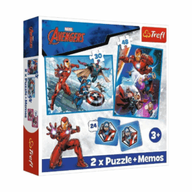 Çocuk PUZZLE-93333 2W1 Marvel The Avengers Çocuk Puzzle