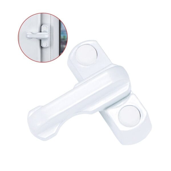 PVC Pimapen Pencere Cam Balkon Kapısı Güvenli Emniyet Kilidi (K0) - Görsel 2