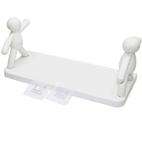 RAMBO MANKEN TUTACAKLI  PLASTİK ETEJER YAPIŞKANLI BÜYÜK=13.5X33CM (K0)