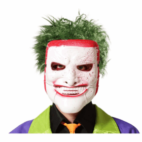 Reçine Ölüm Joker Maskesi Kanlı 23x18 Cm