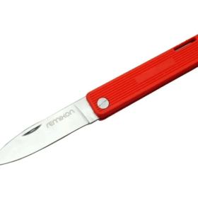 Remixon K200red Kamp / Bahçe Çakı Kırmızı 18 Cm - Manuel, Plastik Sap