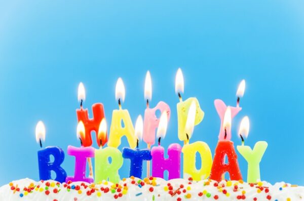 Rengarenk Happy Birthday Yazılabilen Doğum Günü Mumu (K0) - Görsel 3