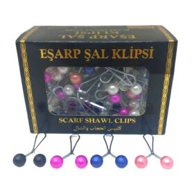 RENKLİ 100 PARÇA  EŞARP BAŞÖRTÜ - ŞAL KLİPSİ (K0)