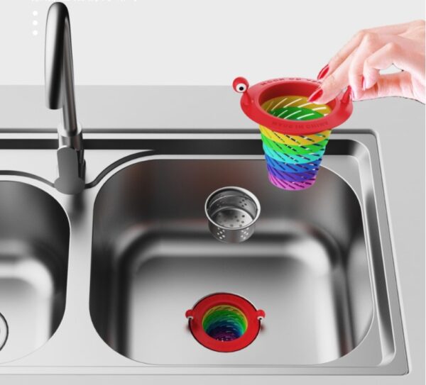 Renkli 6 Kademeli Lavabo Süzgeci (K0)