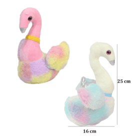 Renkli Kuğu Peluş Oyuncak 25 cm