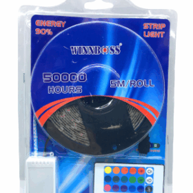 RGB 3ÇİP KUMANDALI ŞERİT LED 5MT (K0)