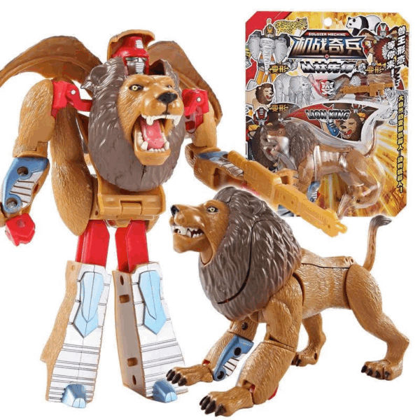 Çocuk Robota Dönüşen Aslan Oyuncak - Görsel 2