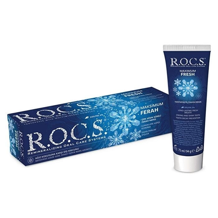 R.O.C.S.Maksimum Ferah Ağız Kokusuna Karşı Diş Macunu 75ml - Görsel 3