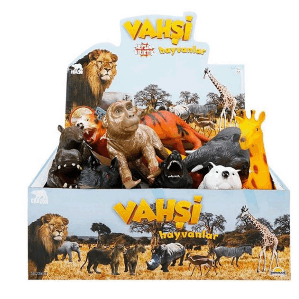 Çocuk S00000725 VAHŞİ HAYVANLAR FOAM SESLİ 27CM -SUN