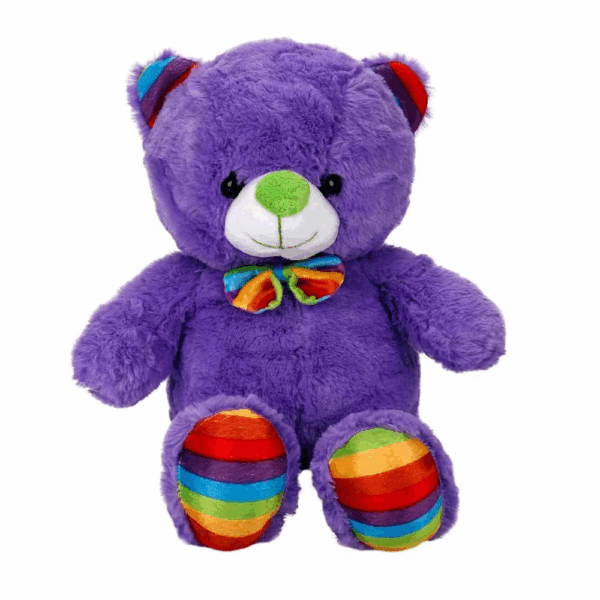 Çocuk S00002962 ELUŞ AYI RENKLİ KURDELALI 30CM.6R. -SUN - Görsel 4