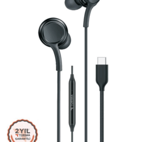 S11+ Kablolu Kulaklık Type-c Telefon Uyumlu Type-c Jak Kulaklik Siyah