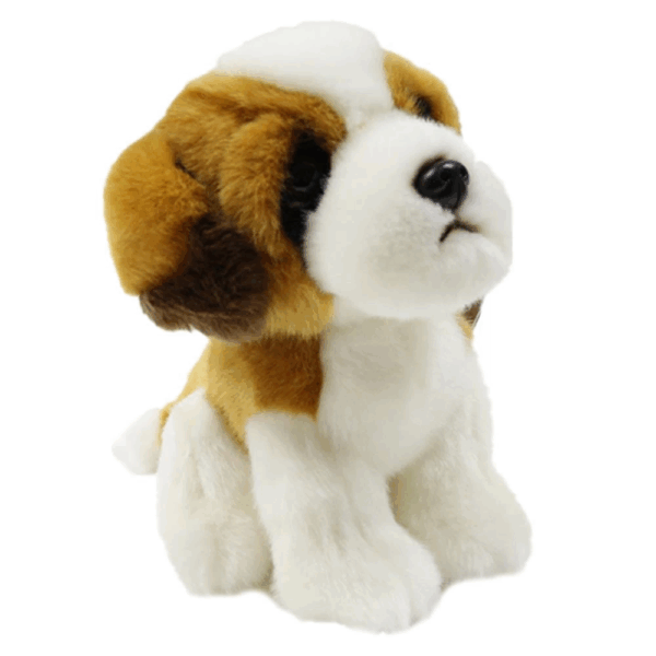 Çocuk Saint Bernard Peluş Oyuncak 18 cm - Görsel 3
