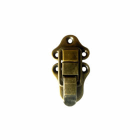 Sandık, Kutu Klipsi, Ön Kilidi - 72x40mm, Antik, 1 Adet