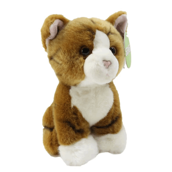 Sarı Yavru Kedi Peluş Oyuncak 18 cm - Görsel 2
