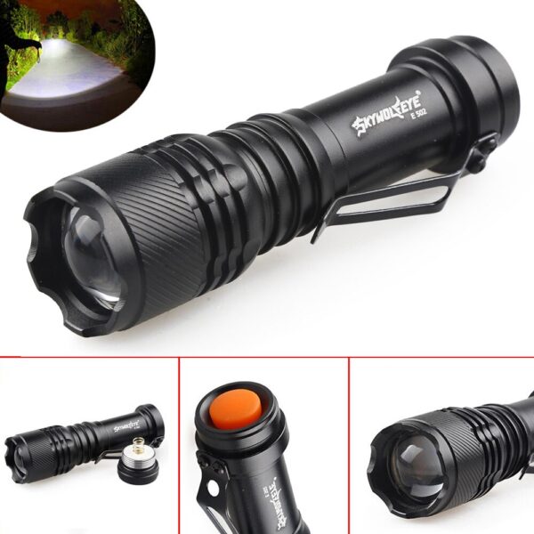 Şarjlı Mini Led El Feneri Cree Led 500 Lumens (K0) - Görsel 5
