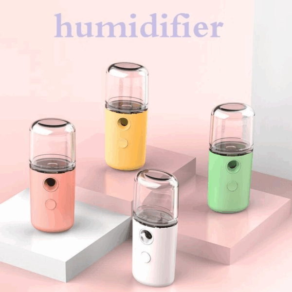 Şarjlı Mini Yüz Nemlendirici Dezenfektan Cihazı Mist Sprayer - Görsel 3