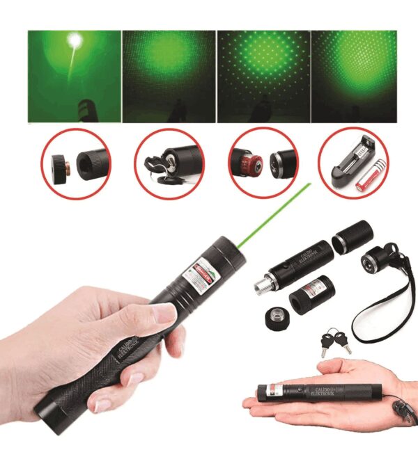 Şarjlı Yeşil Lazer Yakıcı Pointer 15 Km lazer 1000 mv (K0)
