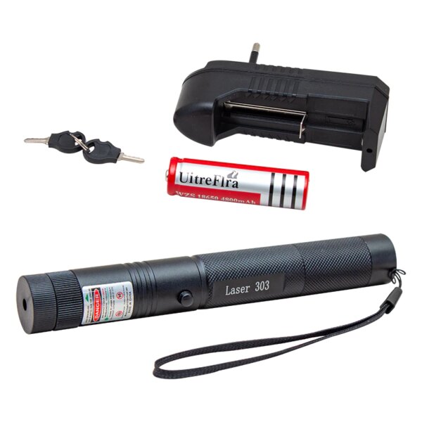 Şarjlı Yeşil Lazer Pointer 100 Mw (K0) - Görsel 3