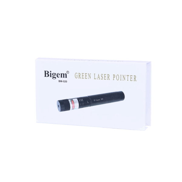 Şarjlı Yeşil Lazer Pointer 1000mw Bm-520 - Görsel 2