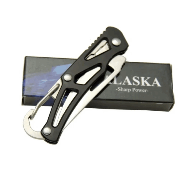 Sdr-1606bk Mini Metal Çakı 14 Cm Manuel, Kemerlikli - Görsel 2