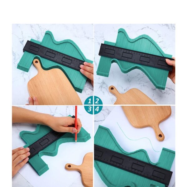 Şekil Profil Kontür Ölçer Kalıp Çıkarma Aparatı  12 Cm (K0) - Görsel 3