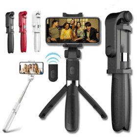 Selfie Stick L01 Bluetooth Kumandalı Selfie Çubuğu Tripod Monopod (K0)