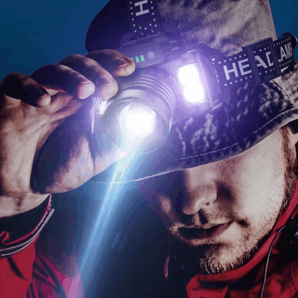 Sensörlü Cree Tg Led  Şarjlı Kafa Lambası  Wt-625 - Görsel 4