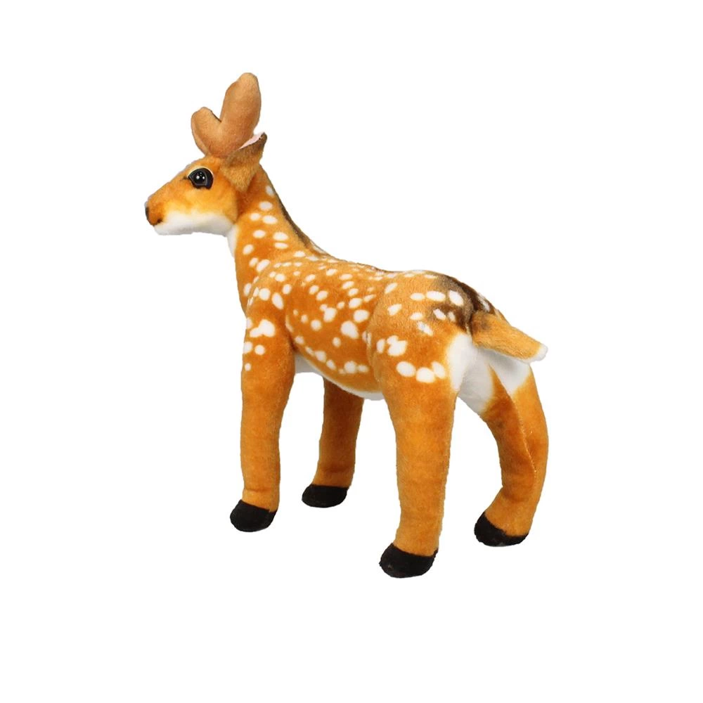 Çocuk Ses Çıkartan Geyik Peluş Oyuncak 34 cm - Görsel 4