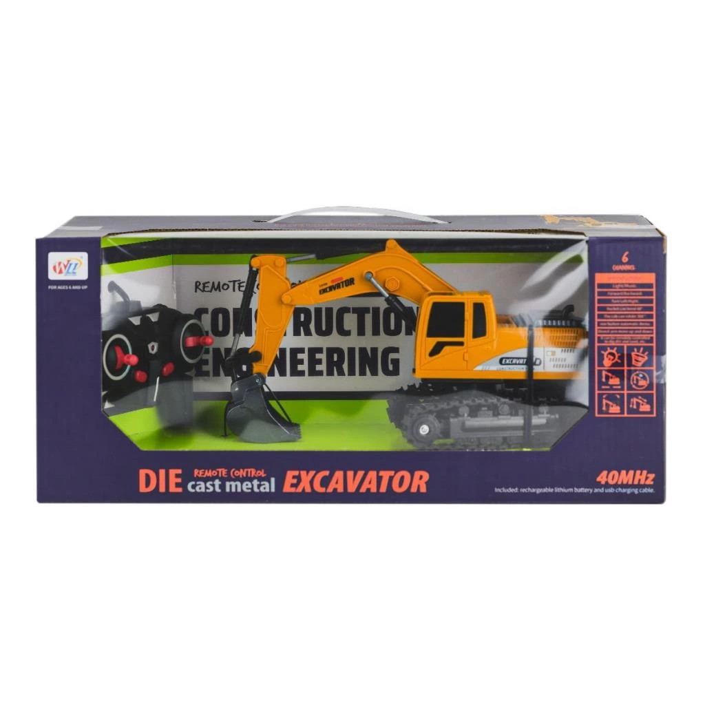 Sesli Işıklı Kepçe İle Çocuklara Meslek Tanıtımı Yapan Eğitici İş Makinesi Oyuncağı - Görsel 2