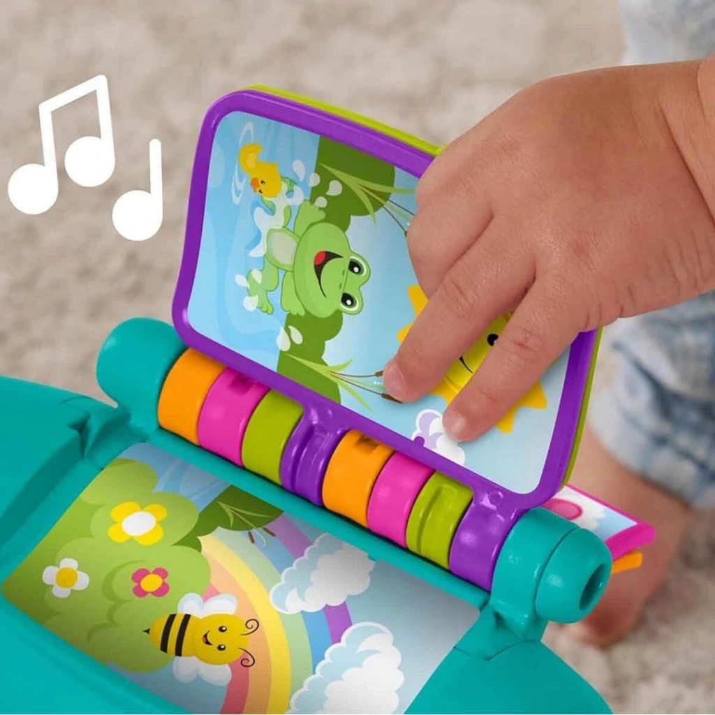 Sesli ve Işıklı Fisher Price Eğlen ve Öğren Yaşa Göre Gelişim İlk Koltuğum - Görsel 3