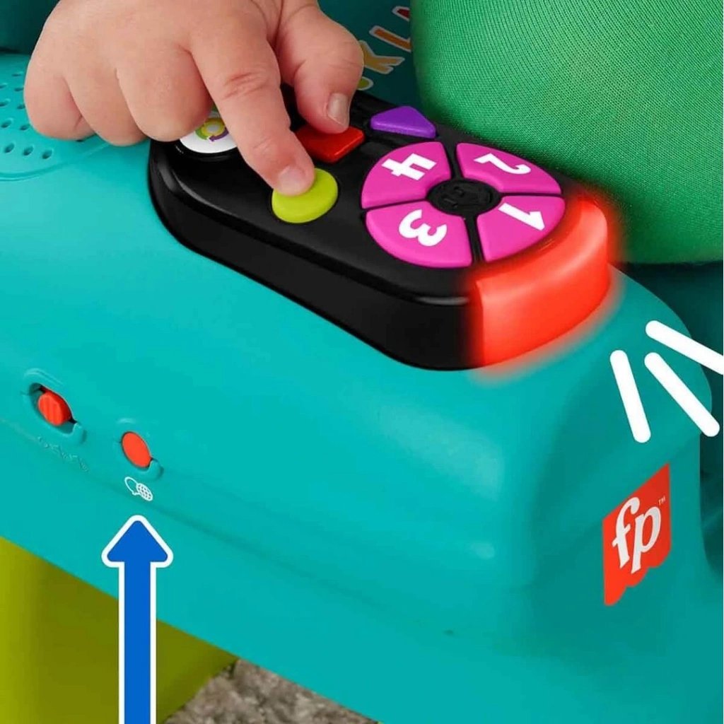 Sesli ve Işıklı Fisher Price Eğlen ve Öğren Yaşa Göre Gelişim İlk Koltuğum - Görsel 4