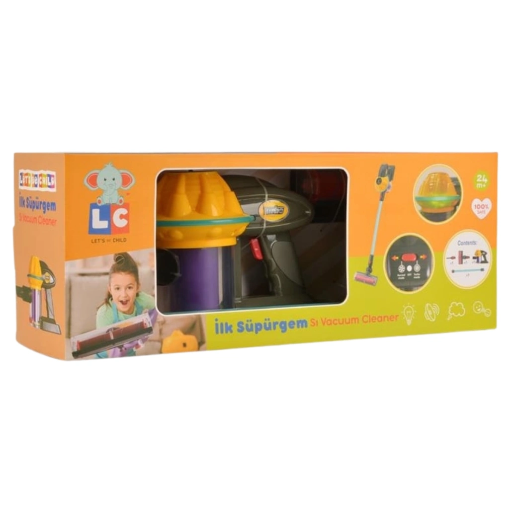 Sesli ve Işıklı Oyuncak Elektrik Süpürgesi - Görsel 5