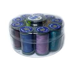 SET YUVARLAK - 10 RENK DİKİŞ İPLİK MAKARA (K0)