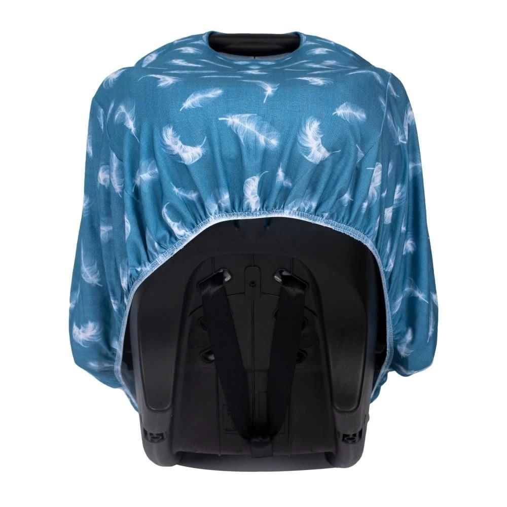 Sevi Bebe Ana Kucağı Örtüsü ART-237 Tüy Desen - Görsel 5