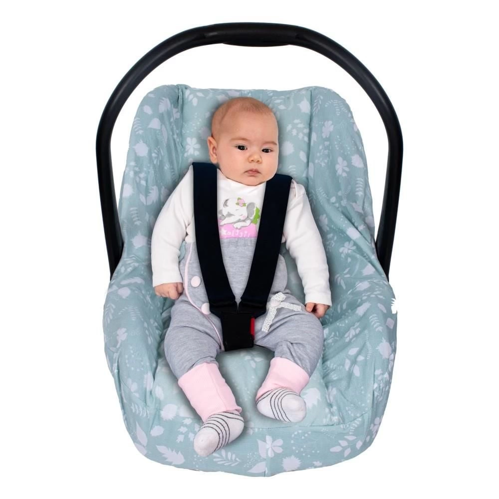 Sevi Bebe Bel Destekli Ana Kucağı Örtüsü ART-61 Yaprak Desen - Görsel 5