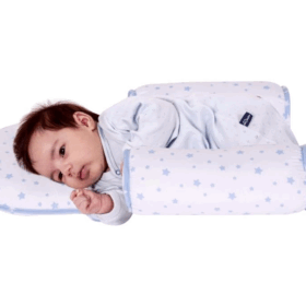 Sevi Bebe Kafa Şekillendirici Yastık Yan Yatış Yastığı ART-33 Mavi Yıldız