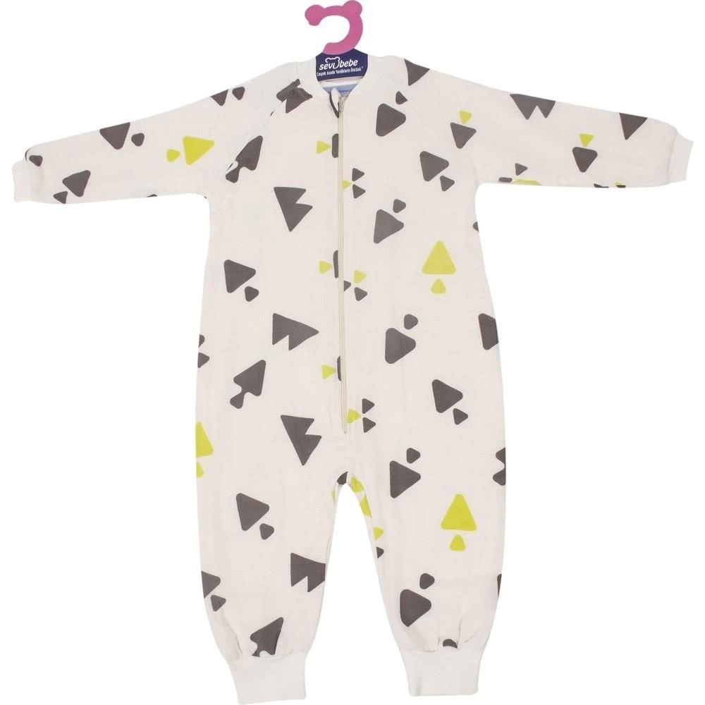 Sevi Bebe Organik Müslin Uyku Tulumu ART-309 Üçgen Desen - Görsel 2