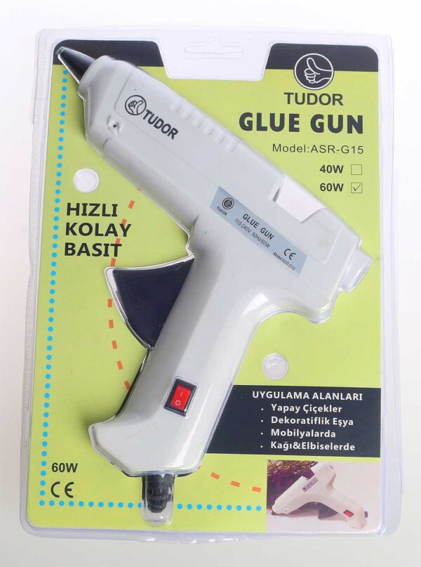 Sıcak Silikon Tabancası 60W Aç/Kapa Düğmeli ASR-G15 (K0)