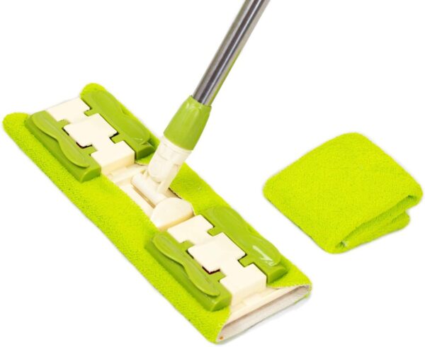 Sihirli Spin Mop Teleskopik Çok Amaçlı Mop +1 Bez Hediyeli - Mor (K0) - Görsel 4