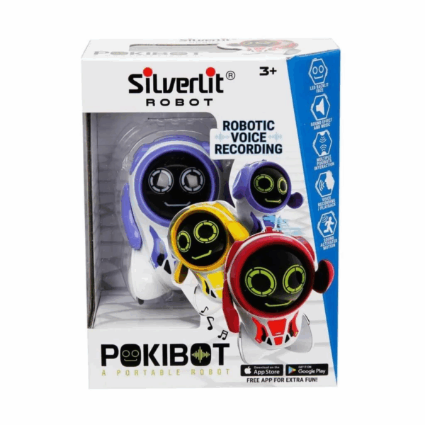 Çocuk SIL/88042  Silverlit Yapay Zekalı Pokibot Robot - Görsel 3